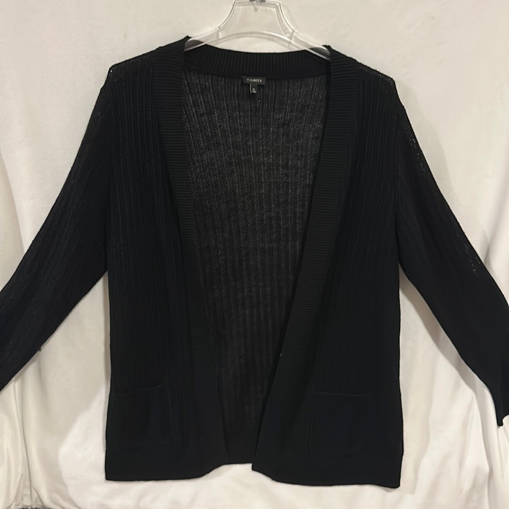 Talbots black cardigan!